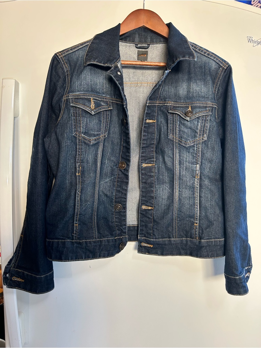 Jag Jean Jacket Western Glove Works Petite Medium